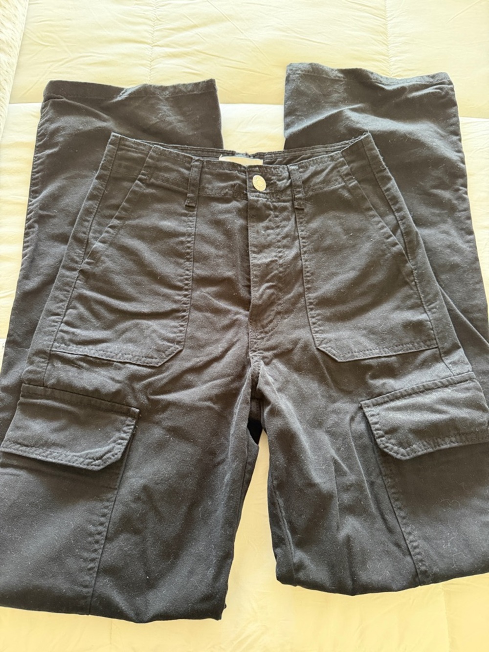 Zara Black Cargo Pants NWOT